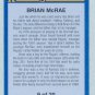 1992 Fleer Rookie Sensations # 9 Brian McRae Royals