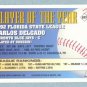 1993 Bowman # 693 Carlos Delgado Foil Blue Jays