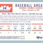 2000 Greats of the Game Retrospection # R4 Tom Seaver HOF