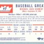 2000 Greats of the Game Retrospection # R7 Mike Schmidt HOF Phillies -- SOLD