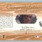 2001 SP Game Bat Edition Piece of the Game # FT Frank Thomas GU Bat SP -- SOLD