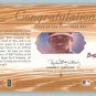 2001 SP Game Bat Edition Piece of the Game # RF Rafael Furcal GU Bat SP
