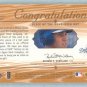 2001 SP Game Bat Edition Piece of the Game # SG Shawn Green GU Bat SP
