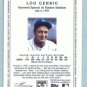 2002 Topps Tribute # 39 Lou Gehrig HOF Farewell Speech at Yankee Stadium 7-4-39