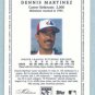 2002 Topps Tribute # 69 Dennis Martinez 2000 Career Strikeouts in 1995