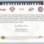 2002 UD Diamond Connection Bat Around Quads # BA-SAKS Sheffield Abreu Klesko Sosa GU Bat