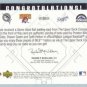 2002 UD Diamond Connection Bat Around Quads # BA-WGGH Wilson Giles Green Helton GU Bat