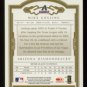 2004 Donruss Classics Rookie# 195 Mike Gosling RC #d 1422 of 1999 Diamondbacks Rookie