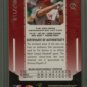 2004 Leaf Certified Materials Mirror Fabric Red # 192 Tim Salmon GU Bat #d 052 of 150
