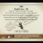 2004 Skybox Autographics Prospect # 100 Ruddy Yan RC #d 1413 of 1500 White Sox Rookie