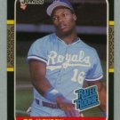 1987 Donruss Rated Rookie # 35 Bo Jackson RC Royals Rookie