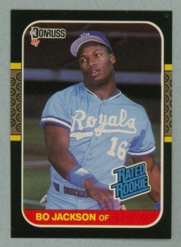 1987 Donruss Rated Rookie # 35 Bo Jackson RC Royals Rookie