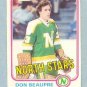 1981-82 OPC # 159 -- Don Beaupre RC -- SOLD