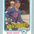 1981-82 OPC # 275 -- Michael Goulet