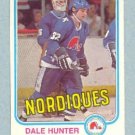 1981-82 OPC # 277 -- Dale Hunter RC