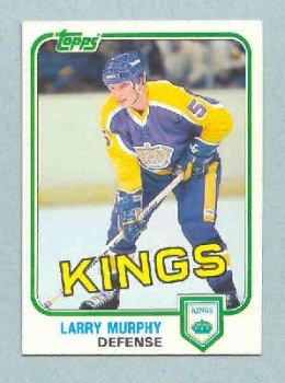 1981-82 Topps # W100 -- Larry Murphy RC