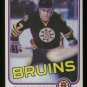 1981-82 Topps # 5 -- Ray Bourque, Bruins
