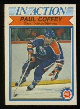 1982-83 OPC # 102 -- Paul Coffey In Action, Oilers