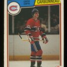 1983-84 OPC # 185 Guy Carbonneau RC, Canadiens, Rookie