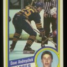1984-85 Topps # 13 Dave Andreychuk RC SP, Rookie, Sabres