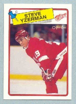 1988-89 OPC # 196 -- Steve Yzerman