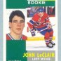 1991-92 Pinnacle # 322 -- John LeClair Rookie Card RC