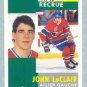1991-92 Pinnacle French # 322 -- John LeClair Rookie Card RC