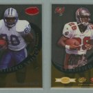 1999 Leaf Certified Skills # CS-11 BARRY SANDERS and WARRICK DUNN -- MINT