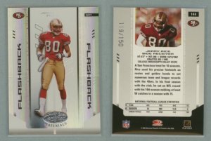 2004 Leaf Certified Materials Mirror White # 144 JERRY RICE #d 119 of 150 -- MINT