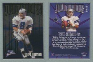 1998 Fleer Brilliants Illuminators # 4 TROY AIKMAN
