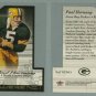2001 Fleer Authority We're Number One # 9 PAUL HORNUNG -- MINT
