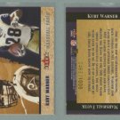 2002 Fleer Tradition Classic Combinations Hobby # 14 KURT WARNER and MARSHALL FAULK #d 0463 of 1000