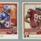 1999 Upper Deck Retro Old School - New School Level 2 # ON16 TERRY GLENN & DAVID BOSTON #d 39 of 50