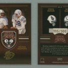 2003 Playoff Hogg Heaven Rival Hoggs # RH10 STEVE McNAIR and PEYTON MANNING #d 195 of 500