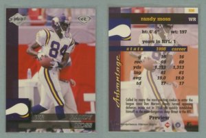 1999 Collector's Edge Advantage Previews # RM RANDY MOSS -- MINT