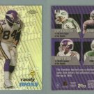 1999 Topps Mystery Chrome Refractors # M11 MOSS, TESTAVERDE, ANDERSON, JOHNSON -- MINT