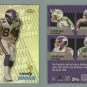 1999 Topps Mystery Chrome Refractors # M11 MOSS, TESTAVERDE, ANDERSON, JOHNSON -- MINT
