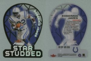 2000 Fleer Focus Star Studded # 19 EDGERRIN JAMES -- MINT