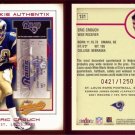2002 Fleer Rookie Authentix # 131 ERIC CROUCH RC #d 0421 of 1250 -- MINT