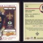 2002 Fleer Authentix # 104 DONTE STALLWORTH RC #d 0413 of 1250 -- MINT
