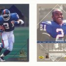 1997 SP Authentic # 137 TIKI BARBER RC Giants Rookie