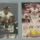 1998 Playoff Prestige Alma Maters # 2 IRVIN, TESTAVERDE, MARYLAND -- MINT