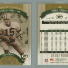 2002 Donruss Classics #  110 BART STARR #d 0735 of 1000