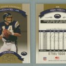 2002 Donruss Classics #  114 DAN FOUTS #d 0798 of 1000 -- MINT