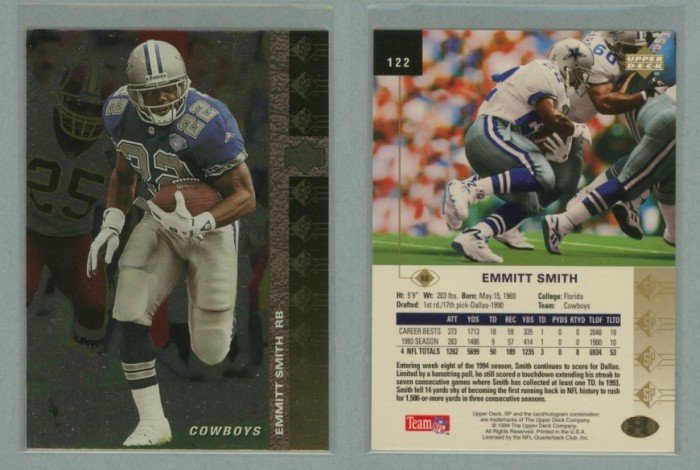 1994 SP # 122 EMMITT SMITH -- MINT