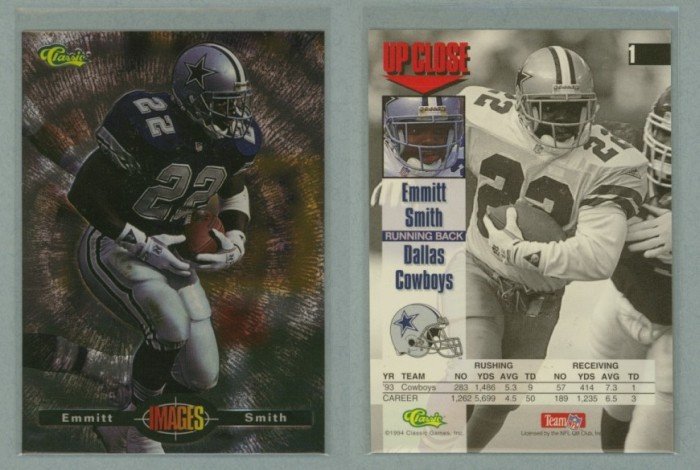 1994 Images # 1 EMMITT SMITH -- MINT