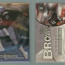 1998 Fleer Brilliants # 72 TIM BROWN -- MINT