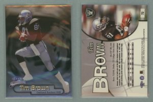 1998 Fleer Brilliants # 72 TIM BROWN -- MINT