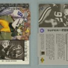 1998 Upper Deck Super Powers Die Cut Silver # S29 REGGIE WHITE #d 0175 of 2000 -- MINT