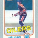 1981-82 Topps # 18 -- Jari Kurri Rookie Card RC